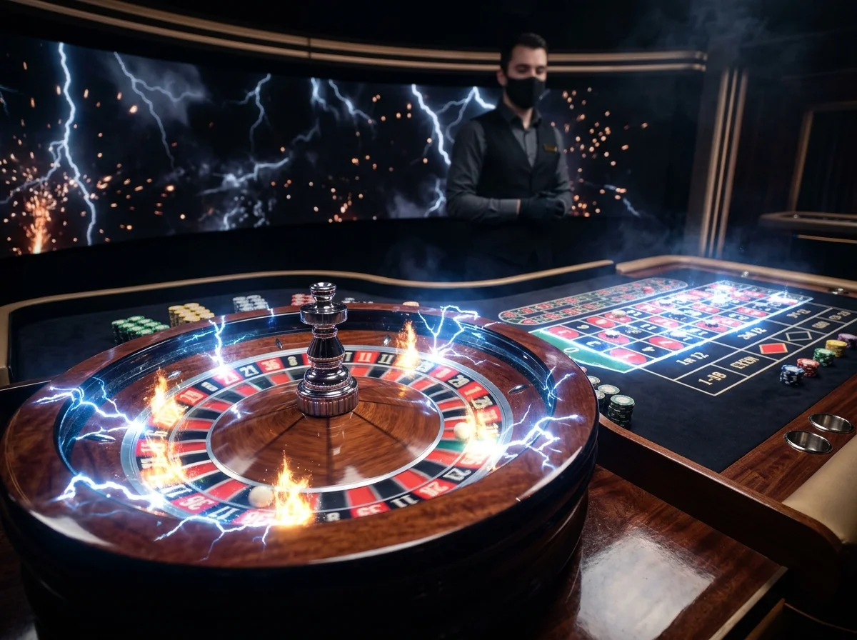 Lightning Roulette sur GoldenMina